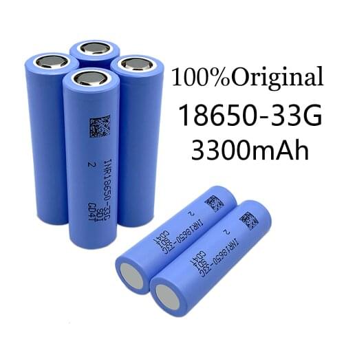 100% new 33g 18650 3300mah battery INR 18650 33g 3,67 discharge 20A dedicated to 33g power battery