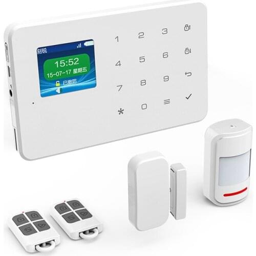 Wireless door and window anti-theft alarm home shop anti-theft GSM infrared intelligent wireless security system G18