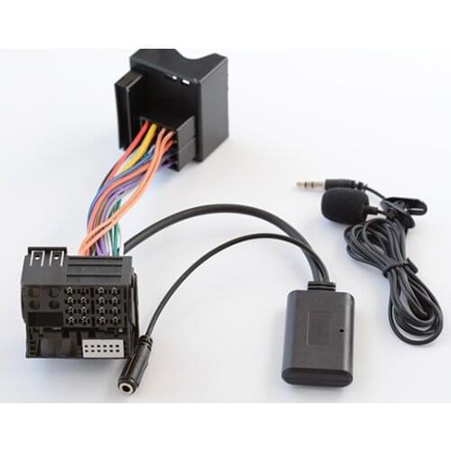 Bluetooth Audio Microphone Cable Adapter for Mercedes-Benz W169 W245 W203 W209 W164 X164 W251 W221 R230 APS NTG CD20 30/50 Radio