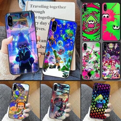 Game Splatoon Phone case For Huawei Honor 6 7 8 9 10 10i 20 A C X Lite Pro Play black fashion Etui soft cell cover pretty shell