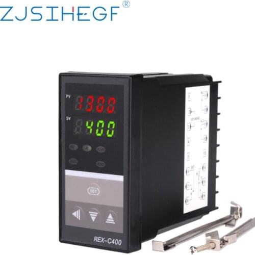 Double Output REX-C400 SSR Relay AC 220V Digital Thermostat Intelligent PID Temperature Controller