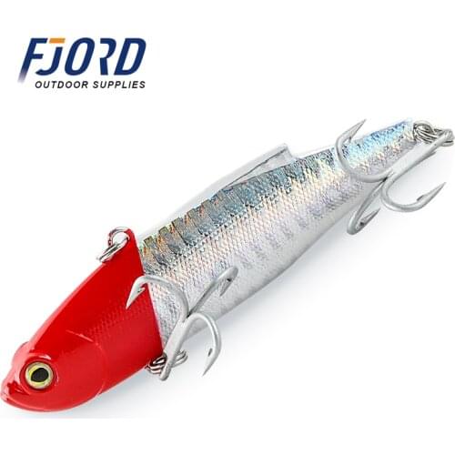 FJORD High quality Metal VIB Fishing Lure 6color 90mm 30g Fishing Artificial Baits Fishing Tackle Free Shiping
