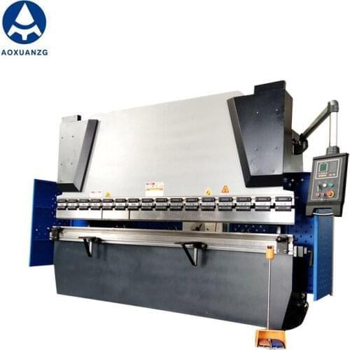 WC67K factory 100T/3200 E21 system hydraulic sheet metal press brake Steel Sheet Bending Machine