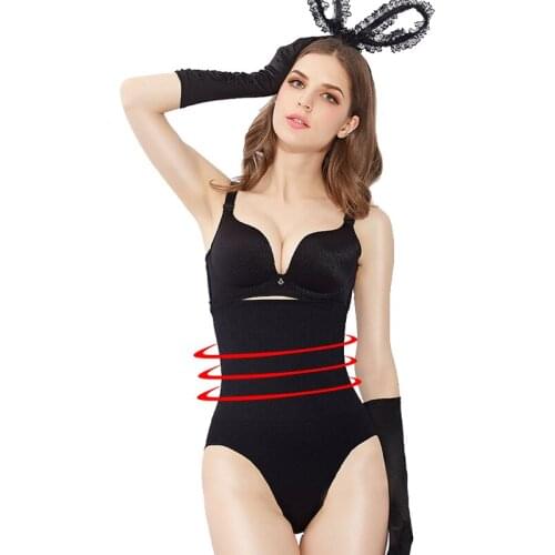 Women High Waist Slimming Underwear Tummy Control Body Shapewear Flat Belly Shaper Panties Trimmer Steel Bone Butt Lifter Shorts