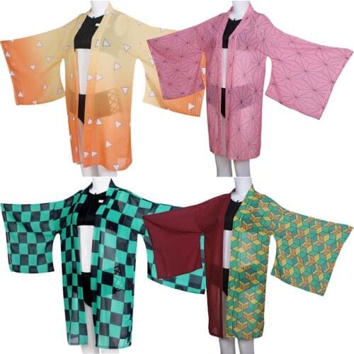 Demon Slayer Swimsuit Kimetsu no Yaiba Cosplay Costume Anime Kamado Tanjirou Tomioka Giyuu Beach Bathing Suit Swimwear Summer