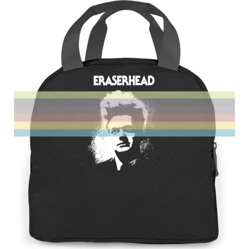 Eraserhead David Lynch Cult Horror Movie Twin Peaks Novelty Cool women men Portable insulated lunch bag adult