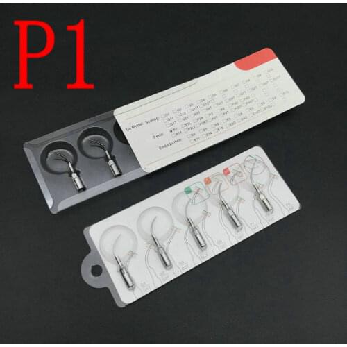 10pcs/pack Dental Ultrasonic Scaler Scaling Tips Handpiece Fit EMS Woodpecker UDS Dental Scaler Tips