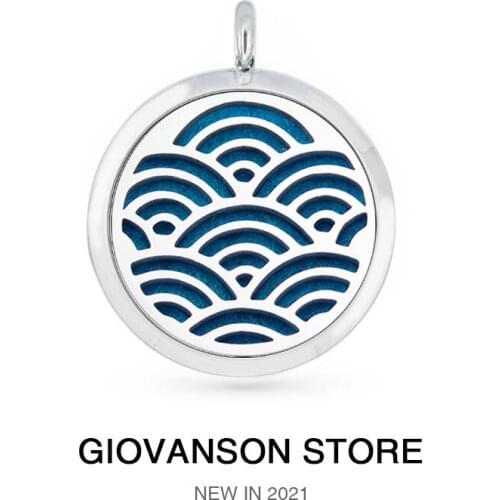 Charms Necklace For Jewelry Making Stainless SteelLocket Pendants Women Gift Magnetic Aromatherapy Essential Oil Perfume 30mm