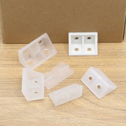 10pcs Corner Bracket Fastener Match 90 Degree Angle Plastic Furniture Corner Connector