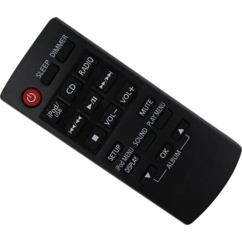 Remote Control For Panasonic SC-HC27 SC-HC27DB SC-HC27P SC-HC271 N2QAYC000077 N2QAYC000058 Compact Stereo CD Audio System