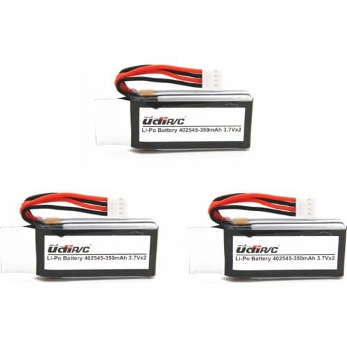 RC Four-axis Aircraft Spare Parts UAV Battery 3PCS 3.7V 350mah lithium Battery For UDI U818A WiFi FPV U845A U945 WiFi