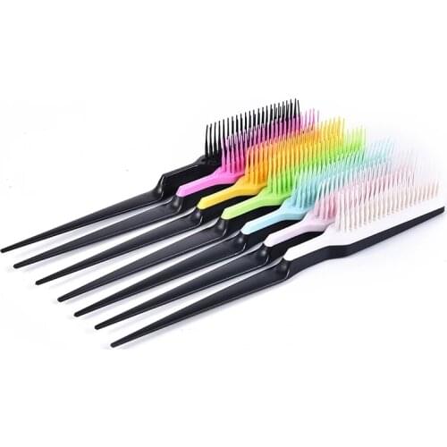 1pc Professional Hair Comb Pointed Tail Comb Prevent Hair Loss Hair Brush Salon Tool Styling Comb Multiple Comb Teeth Comb