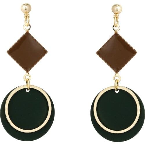 Серьги 2021 тренд Women Earrings Korean Fashion Long Earrings Kolczyki Boucle Oreille Femme Damskie