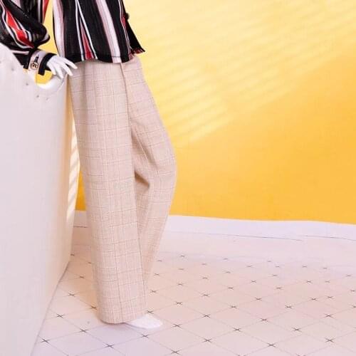 BJD doll pants suitable for 1-3 1-4 uncle size khaki casual trousers doll accessories