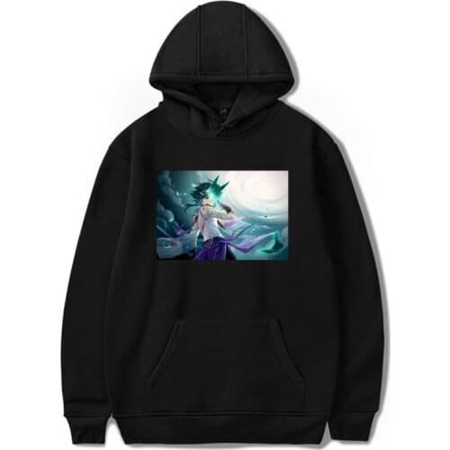 Genshin Impact Hoodie Aesthetic Hu Tao Unisex Kawaii Printed Harajuku Clothing Oversized Casual Streetwear Top Women Sweatshirt