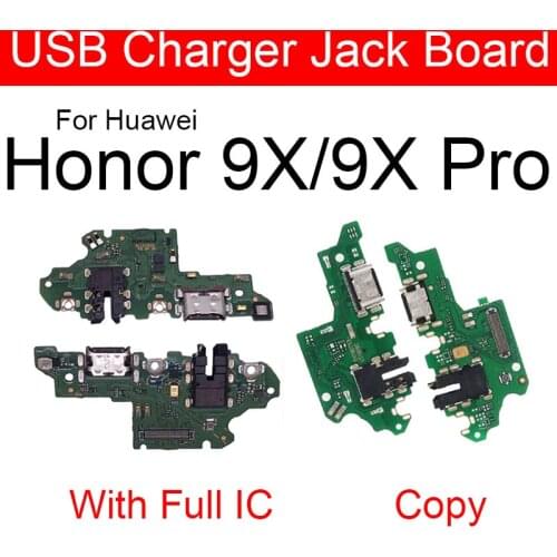 USB Plug Charger Jack Board For Huawei Honor 9X 9X Pro Usb Charging Port Dock Connector Flex Ribbon Cable Repair Parts