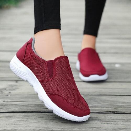 Lovers old shoes soft sole casual sports shoes soft sole single Comfort Breathable Mesh Casual Shoes Women Vulcanized Shoes menf