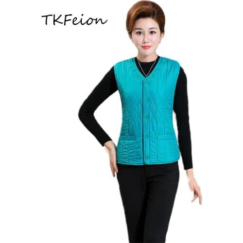 Women Warm Vest Coats Jacket Plus Size 5XL 2021 New Spring Autumn Winter Ladies Slim Waistcoat Fashion Female Sleeveless Jackets