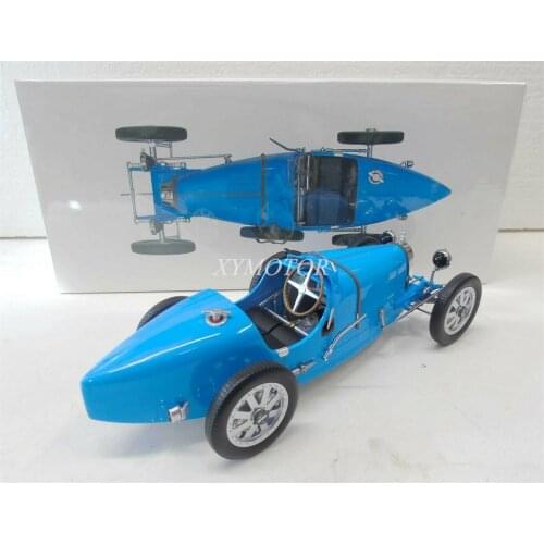 1/12 For Bugatti T35 1925 Norev Metal Diecast Model Car Toys Boys Girls Gifts Blue Display Collection Ornaments Blue/Black