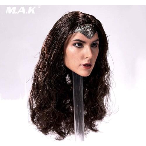 1/6 Gal Gadot head Sculpt for 12 Inches Female Bodies Figures Dolls