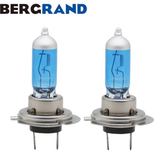 2PCS H7 100W Halogen Lamp 4300k Super White Fog Lights Head Lamp Xenon Gas 4300K Hard Glass Auto Lamp