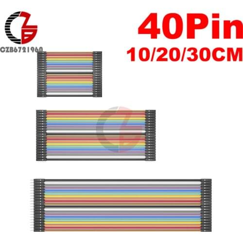 40 Pin Dupont Cable 10CM 20CM 30CM Male to Male to Female to Female Dupont Line Breadboard Jmper Wire Connector for Arduino DIY