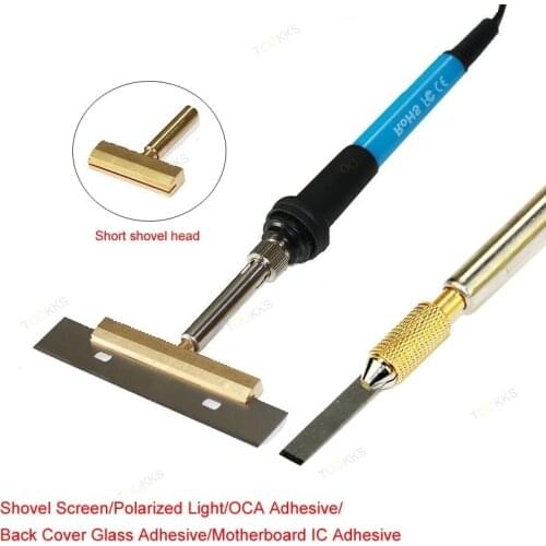 936 Soldering iron Transfer Copper Head for iPhone Samsung LCD Screen Refurbished OCA Polarizer film Glue Remove Clean Tool