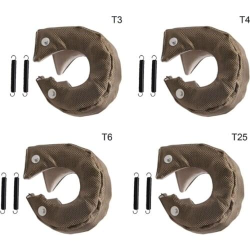 Car Turbo Charger Heat Shield Cover Blanket Fiberglass Protection Wrap for T3 T2