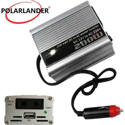 Car styling 200W transformer Inverter Modified Sine Wave DC 12V to AC 220V Converter Vehicle Power Supply