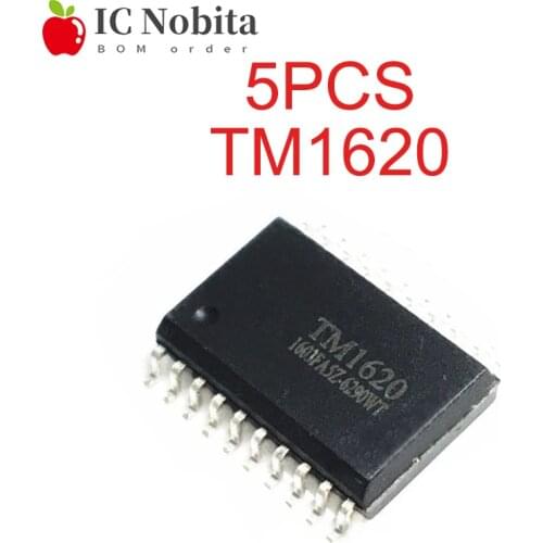 5PCS TM1620 LED Driver Chip IC SOP-20 New Original