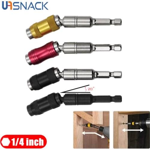1/4 "Hex Magnetic Ring Screwdriver Bit Drill Extension Rod Quick Change Holder Drive Guide Screw Drill Tip Core Hand Tools