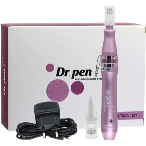 Dr.pen M7 Microneedling Pen Electric Micro Derma Auto Pen Anti-Aging Facail Scar Acne Shrink Pores Skin Therapy Beauty Device