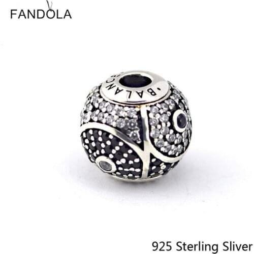 Essence Small Beads Fits Original Bracelets 100% 925 Sterling Silver Jewelry Balance European Fashion Original Charms CKK