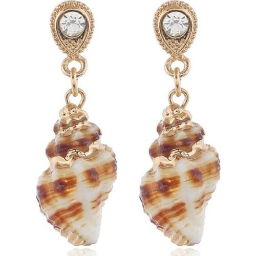 Jiujue Women's Gold Earrings