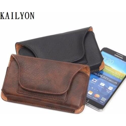 KAILYON Wallet Mobile Phone Waist Bag Case For Spira B1 B2 C1 C2 D2 E2X A1/ For Cat S30 S40 S50 S60 /For Oukitel K10000/U10 case