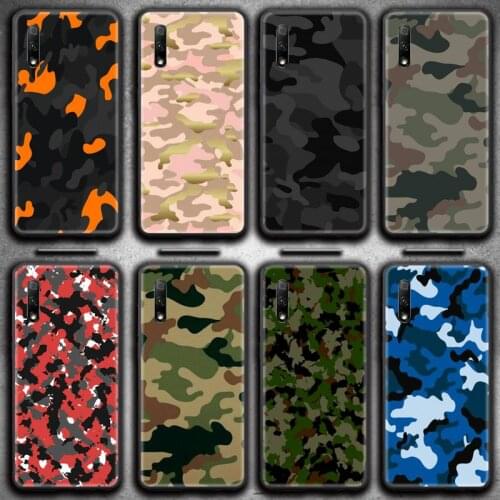 Camouflage Pattern Camo military Army Phone Case for Huawei Honor 30 20 10 9 8 8x 8c v30 Lite view 7A pro