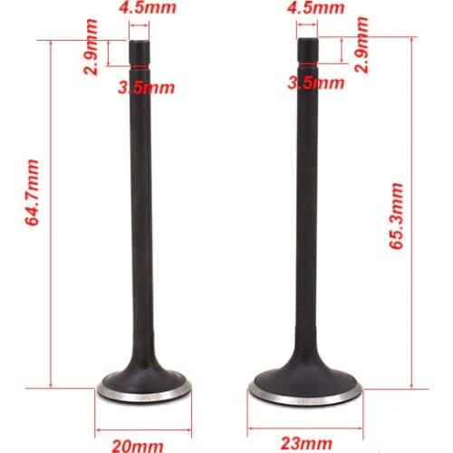 Motorcycle Engine Valve Intake Exhaust Stem Valve Guide Oil Seal for JIANSHE Yamaha JYM110 JS110 JY110 110cc Cub Underbone