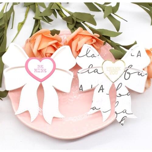 KSCRAFT Bow Bag Topper Metal Cutting Dies Stencils for DIY Scrapbooking Decorative Embossing DIY Paper Cards
