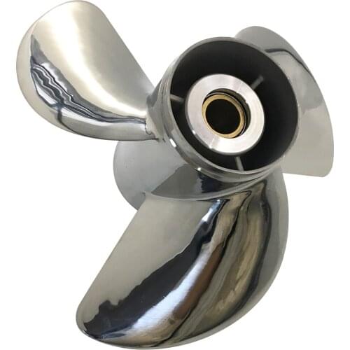 Boat Propeller 13 1/4x17 for Mercury 60HP-125HP 3 Blades Stainless Steel Prop SS 15 Tooth RH OEM NO: 48-77344-A45 13.25x17