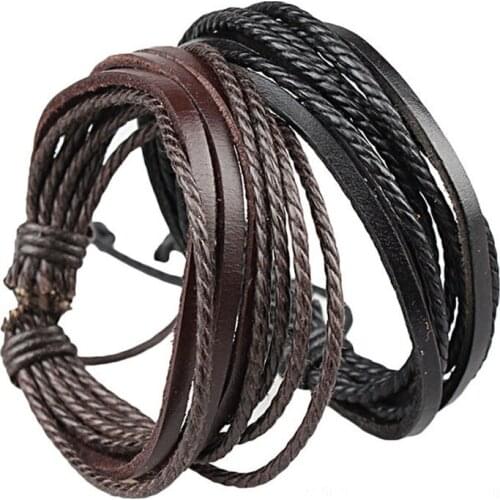 MOONBIFFY Leather Bracelets