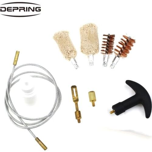 New Arrival Gun Cleaning Kit Set 12G 20G Shotgun Cleaning Kit Shotgun Brass Clean Brush Clean Mop Set for Hunting Accessories