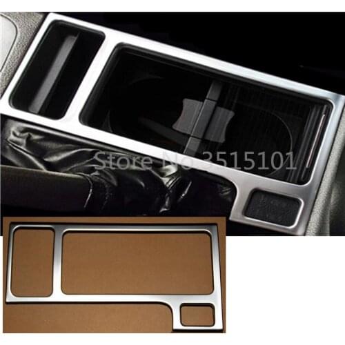 Car Cover Detector Trim ABS Matte Stick Interior Gear Box Cup Holder Frame Hood 1pcs For Subaru XV 2012 2013 2014 2015 2016