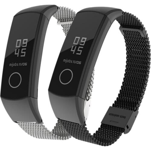 For Honor Band 5 Strap Replacement Bracelet For Honor Band 4 Watch Strap Metal Bands For Honor Band5 4 Stainless Steel Wristband