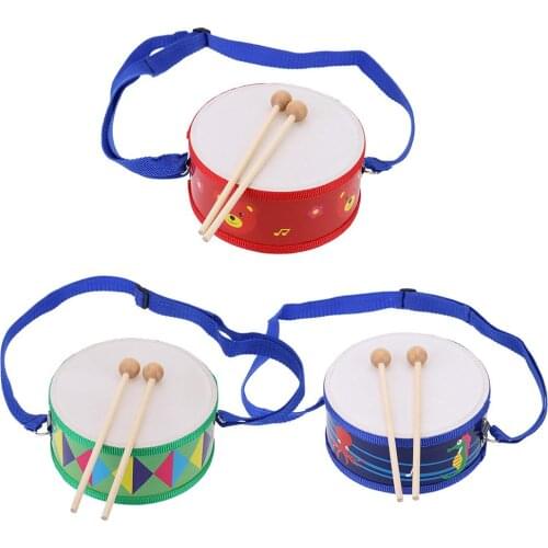 Children Cartoon Snare Drum Percussion Instrument Educational Musical Toy Gift