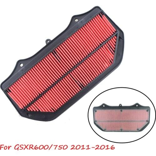 Motorcycle Replacement Air Intake Filter Cleaner Element Motor Air Filter For Suzuki GSXR600 GSXR750 GSX-R 600/750 2011-2016