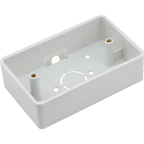 Type 118 American Italian type of power supply double socket junction box 118-01