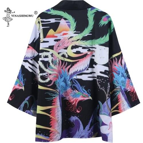 Traditional Japanese Kimonos Cardigan Japanese Kimono Haori Yukata Asian Clothes Summer New Men Women Sunscreen Thin Loose