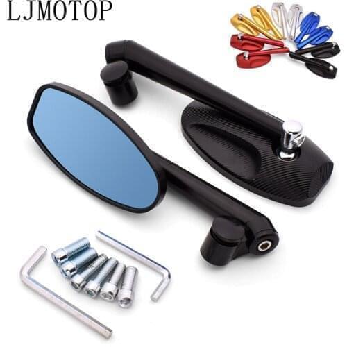 Universal Motorcycle Rear View Mirror CNC Billet Side Mirrors For Yamaha MT09 MT10 mt 07 09 10 mt-07mt-09 mt-10 FZ07