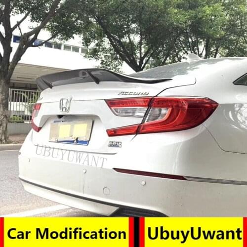 Fit For Honda Accord Ten generations 2018+ ABS / Carbon Fiber Exterior Rear Spoiler Tail Trunk Boot Wing Decoration Car Styling