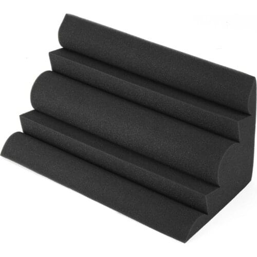 25x25x50cm Acoustic Bass Trap Soundproof Foam Triangle Studio Drum Room Sound Absorption Tiles Sponge For Wall Corner